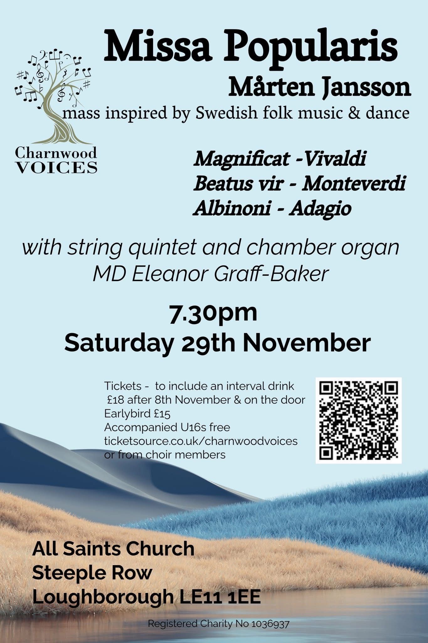 Concert 29th Nov 7.30pm - Missa Popularis by Marten Jansson Concert 29th Nov 7.30pm - Missa Popularis by Marten Jansson