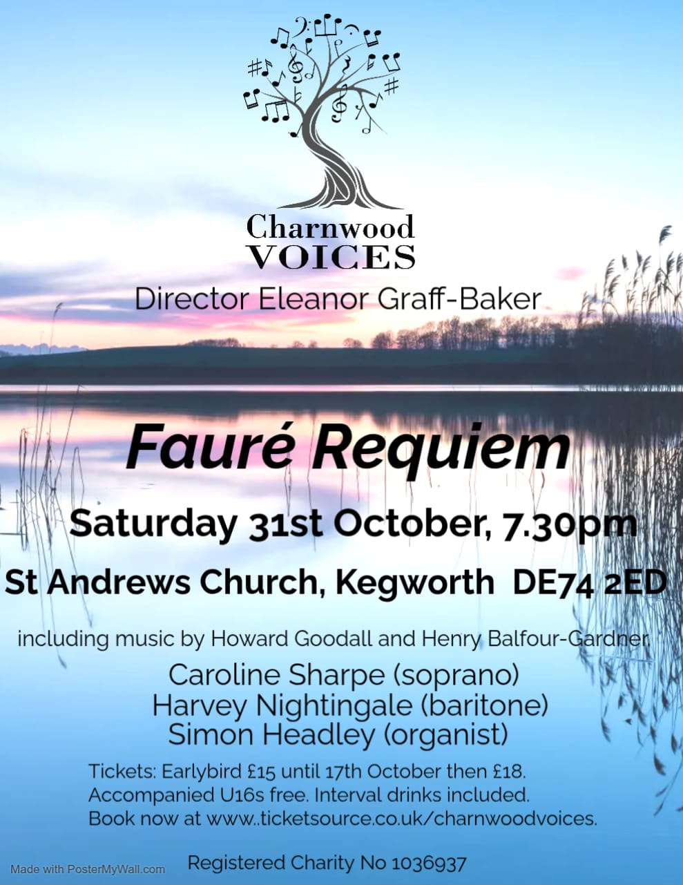 Autumn Concert - Faur&eacute; Requiem and music by Goodall and Balfour Gardner